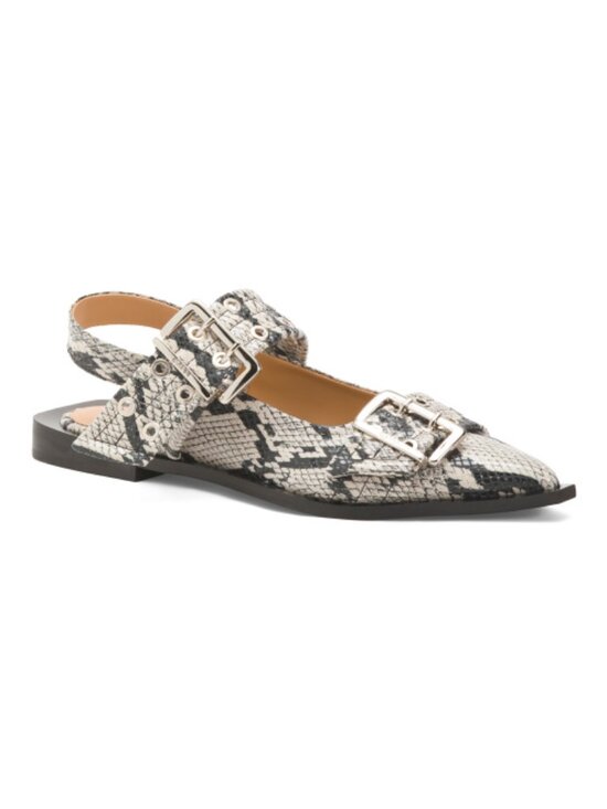 Ganni Shoes - GANNI Made In Portugal Chunky Buckle Ballerina